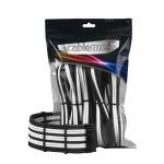 Cablemod - Cablemod PRO Extension Kit bk/wh - ModMesh (CM-PCAB-BKIT-NKKW-3P)