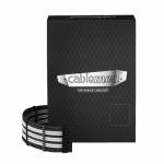 Cablemod - Cablemod PRO C-Series Kit AXI,HXI bk/wh - ModMesh (CM-PCSI-FKIT-NKKW-R)