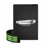 Cablemod - Cablemod PRO C-Series Kit RMi,RMx bk/gn - ModMesh (CM-PCSR-FKIT-NKKLG-R)