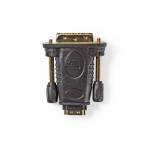 Nedis - CVGB34912BK Videokabel-Adapter HDMI Typ A (Standard) DVI-D Schwarz - Gold (CVGB34912BK)