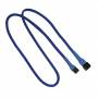 Nanoxia - Kabel 3-Pin Verlngerung, 60 cm, blau