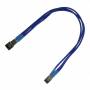 Nanoxia - Kabel 3-Pin Verlngerung, 30 cm, Single, blau
