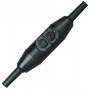Kopp Elektrotechnik - Kopp Zwischenschalter Kunststoff mit PRCD-S 230 V Schwarz IP55 1962.0001.5 (1962.0001.5)