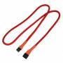 Nanoxia - Kabel 3-Pin Verlngerung, 60 cm, rot
