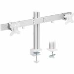 Inline -  Alumium Monitor-Tischhalterung fr 2 Monitore bis 81,30cm (32), 8kg (23184A)
