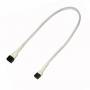 Nanoxia - Kabel Nanoxia 3-Pin Verlngerung, 30 cm, wei