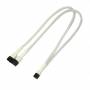 Nanoxia - Kabel 3-Pin Y-Kabel, 30 cm, wei