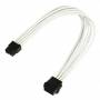 Nanoxia - Kabel 8pin PCI-E Verlngerung, 30 cm, Single, wei