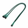 Nanoxia - Kabel Nanoxia 3-Pin Y-Kabel, 30 cm, grn