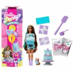 Mattel - Barbie Party Unboxed Haustier Geburtstag Serie - blaues Kleid