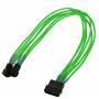 Nanoxia - Kabel 4-Pin auf 2 x 3-Pin, Single, 30 cm, neon-grn