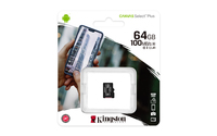 Kingston 64gb Micsdxc Canvas Select Plus 100r A1 C10 Single 2