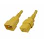 Act - Advanced Cable Technology C19 - C20 - 1.20m 1.2m C19-Koppler C20-Koppler Gelb Stromkabel (AK5101)