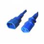 Act - Advanced Cable Technology C13 - C14 - 0.60m 0.6m C13-Koppler C14-Koppler Blau Stromkabel (AK5108)