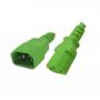 Act - Advanced Cable Technology C13 - C14 - 1.80m 1.8m C13-Koppler C14-Koppler Grn Stromkabel (AK5114)
