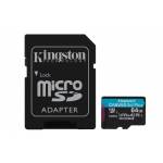 Kingston - Canvas Go! Plus - Flash-Speicherkarte (microSDXC-an-SD-Adapter inbegriffen)