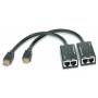 Techly - HDMI Extender mit eingebautem Kabel, 30m