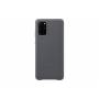 Samsung - Leather Cover EF-VG985 - Hintere Abdeckung fr Mobiltelefon - Aluminium, Leder - Grau - fr Galaxy S20+, S20+ 5G