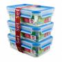 Emsa - Frischhaltedose CLIP & CLOSE, 3er Set, 1,0 Liter transportsicherer Clipverschluss, einzigartige Dichtung, - 1 Stck (508558