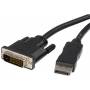 Techly - DisplayPort 1.1 auf DVI Kabel schwarz 2m