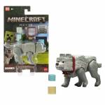 Mattel - Minecraft Movie Wolf Actionfigur und Zubehr, Spielfigur