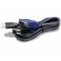 Trendnet - TRENDnet KVM Kabel USB /VGA 5m