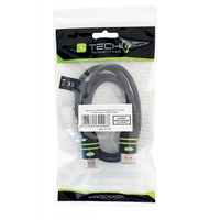 Techly - HDMI Kabel High Speed mit Ethernet, schwarz, 0,5 m Hersteller: Techly (ICOC-HDMI-4-005)