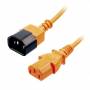  "Lindy-Lindy 30475 2m C13 coupler C14 coupler Orange power cable-Lindy-Adapter/Cable"