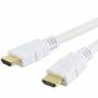 Techly - HDMI High Speed mit Ethernet Kabel A/A/M/M 2m wei