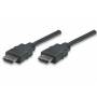 Manhattan - MANHATTAN HDMI-Kabel High Speed A -> A St/St 1.00m geschirm