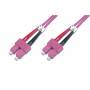 Digitus - DIGITUS LWL Patchkabel SC -> SC 2.00m Multimode Duplex OM4