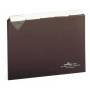 Durable - DURABLE Leitkarten A5quer m beschriftb.Taben 5/5Teilg braun