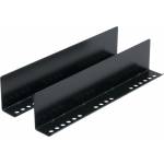 Rockstable - Rockstable 19 L-Trageschienen fr 600mm Tiefe - Regal-Schienenset - Schwarz - Stahl - 48,3 cm (19 Zoll) - 60 mm - 275 mm (