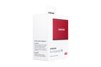 Ssd 500gb Samsung Portable Ssd T7 Usb3.2 Gen.2 Mettalic Red