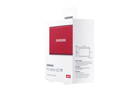 Ssd 500gb Samsung Portable Ssd T7 Usb3.2 Gen.2 Mettalic Red