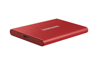 Ssd 500gb Samsung Portable Ssd T7 Usb3.2 Gen.2 Mettalic Red