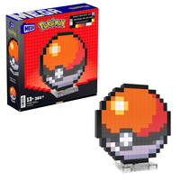 Mega Bloks Pokemon - Pokemon Classic Poke Ball Pixel Art