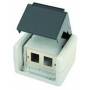 Telegrtner - Telegrtner RJ45 Outlet IP44 AP Grey cable interface/gender adapter