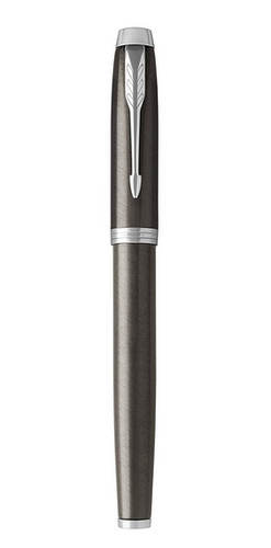 Parker IM Metal Penna a sfera stick, Fusto Espresso Scuro - Penne a Sfera a  Scatto