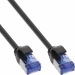 Inline -  Patch Cord Slim, Cat.6A, S/ FTP, TPE (LSZH), PoE, black, 2m (74902S)