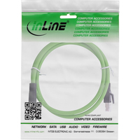 Inline - � Industrie Netzwerkkabel, M12 4-pin D-kodiert St. zu RJ45 St., PUR, 20m (40420)