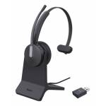 Yealink -Headset -Mit Bhc70 Charging Stand (1208698) - Yealink Dect Headset WH64 Hybrid Mono with Charging Stand Teams