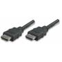 Manhattan - MANHATTAN HDMI-Kabel Ethernet A -> A St/St 3.00m ARC 28 AWG
