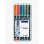 Staedtler - Folienstift Lumocolor F perm 6St