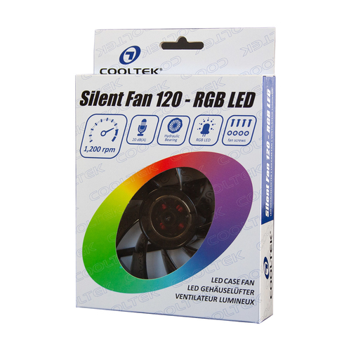 Cooltek -Gehäuselüfter Silent Fan 120 120x120x25 Hardware/Electronic