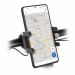 Sbs - Aluminum mobile phone holder up to 6.7 for bicycle/e-scooter, black