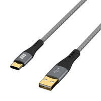 Efb Usb-a Auf Usb-c Kabel 60w Qc 3a 2m Grau - EFB USB-A auf USB-C Kabel 60W QC 3A 2m grau