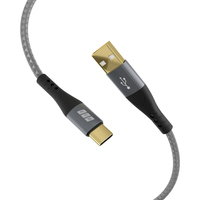 Efb Usb-a Auf Usb-c Kabel 60w Qc 3a 2m Grau 2