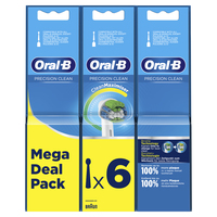Oral-b - Oral-B Precision Clean 80339528 toothbrush head 6 pc(s) White