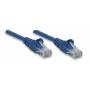 Intellinet - INTELLINET Patchkabel RJ45 U/UTP Cat5e 20m Hebelschutz blau